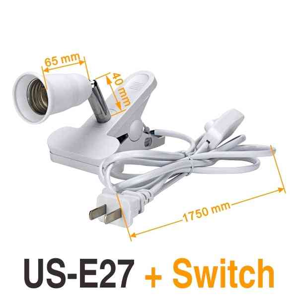Baza svjetiljke led-dupla e27; utičnica ac85-265v max 60w s podesivim adapterom eu us utikač i ušteda energije s držačem žarulje