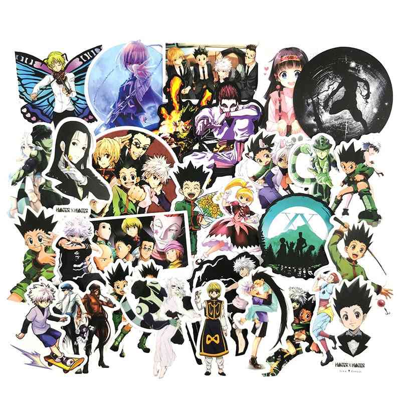 Waterproof Pvc Decal-hunter X Anime Stickers For Car, Laptop, Suitcase, Skateboard, Motorcycle