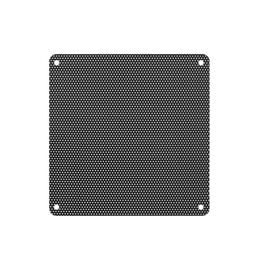 5 stk sort firkantet blæserfilter pc-computer, mesh støvtæt kabinetdæksel til blæserstøvfilterkøler - 120mm