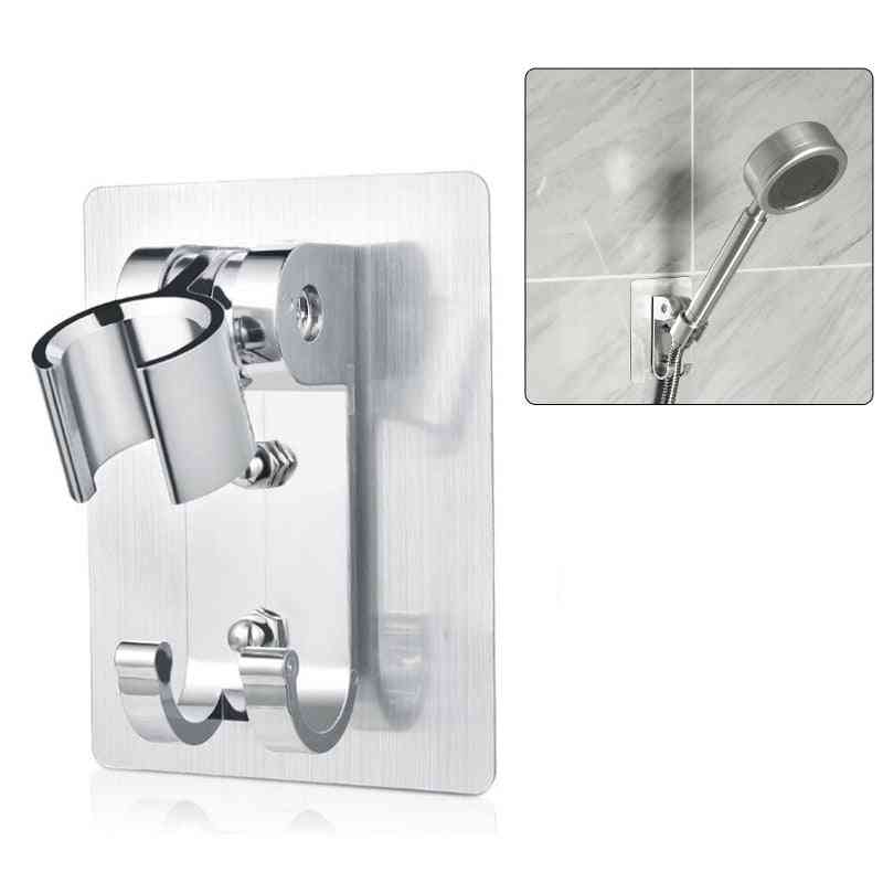Space Aluminum Shower Holder - Metal Adjustable Self Ahesive Suction Cup