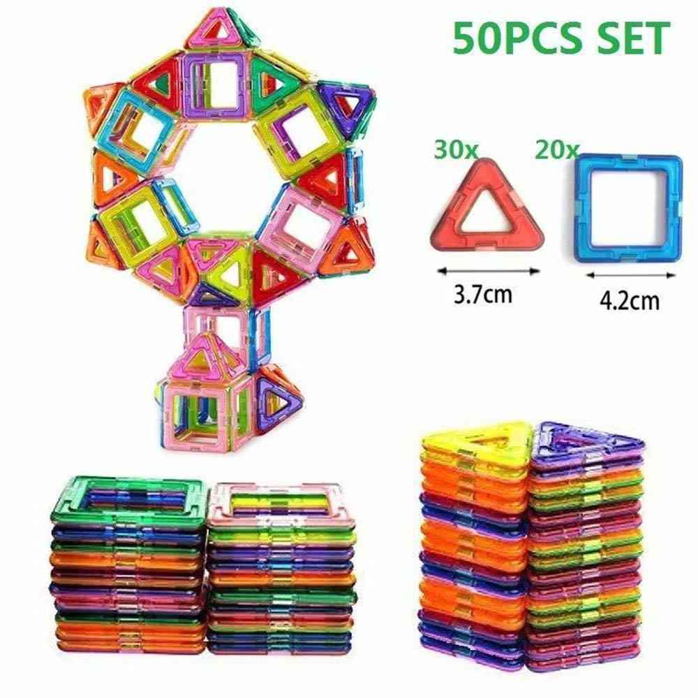 50pcs Magnetic Building Blocks, Educational Toy