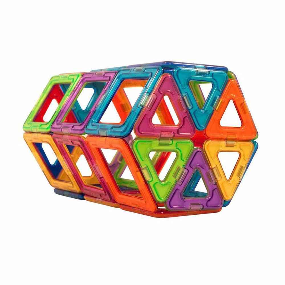 50buc blocuri de construcție magnetice, jucărie educațională