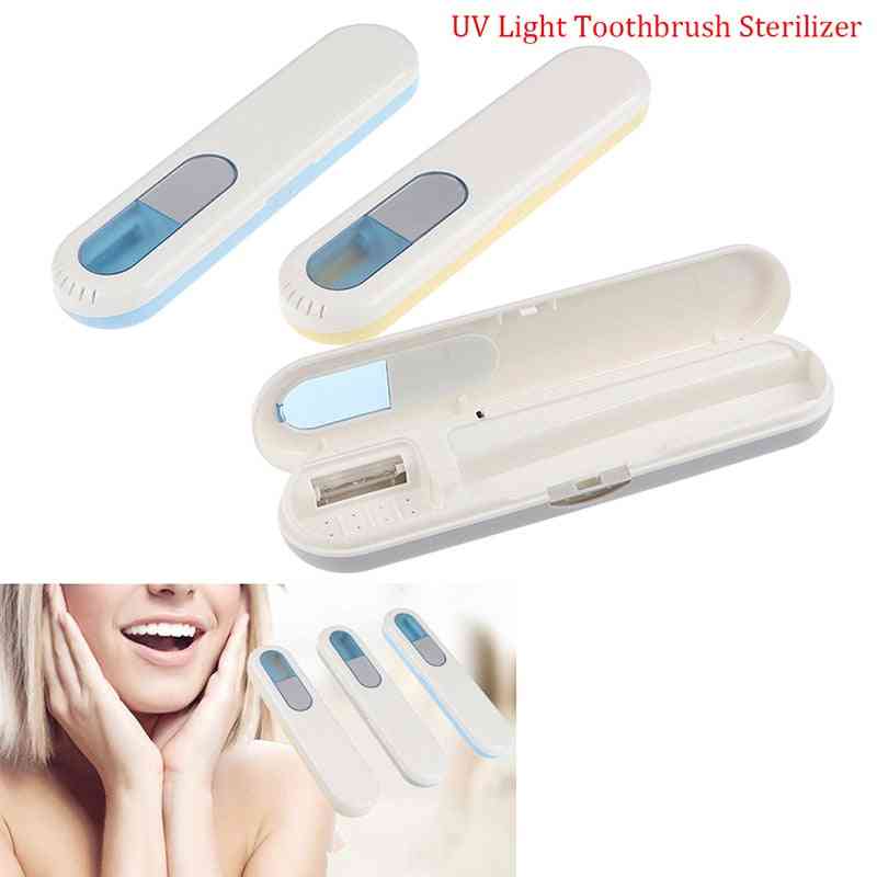 Uv Toothbrush Sterilizer Box - Clean Disinfection Portable