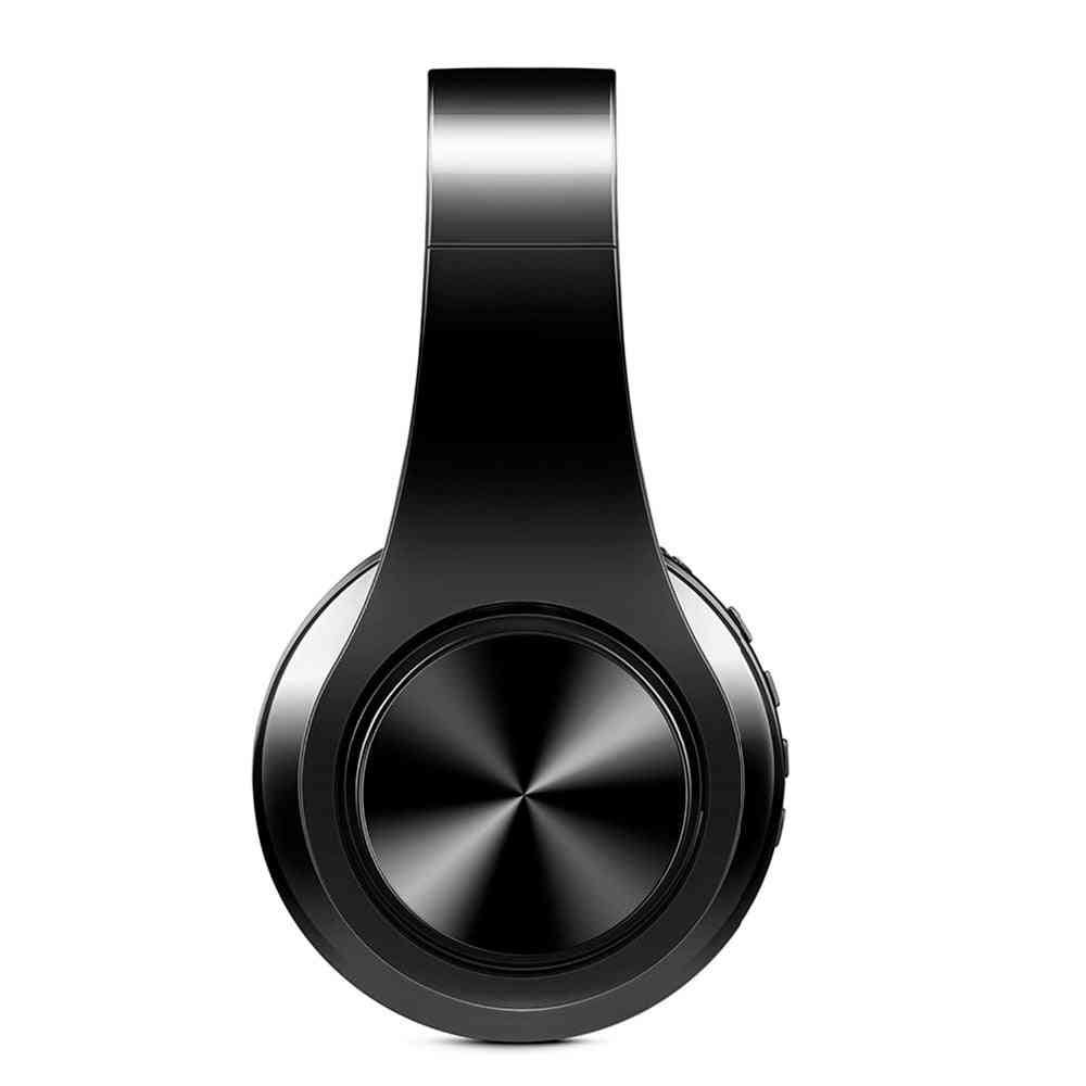 Bezstratne słuchawki Bluetooth z mikrofonem Bezprzewodowy zestaw słuchawkowy stereo do smartfona - czarno-niebieski