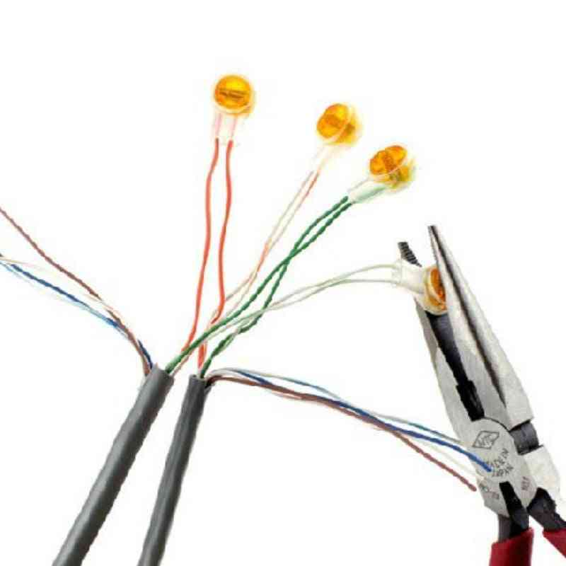 100 stks rj45 connector crimp aansluitklemmen k1 connector voor waterdichte bedrading, ethernet kabel, telefoonsnoer term -