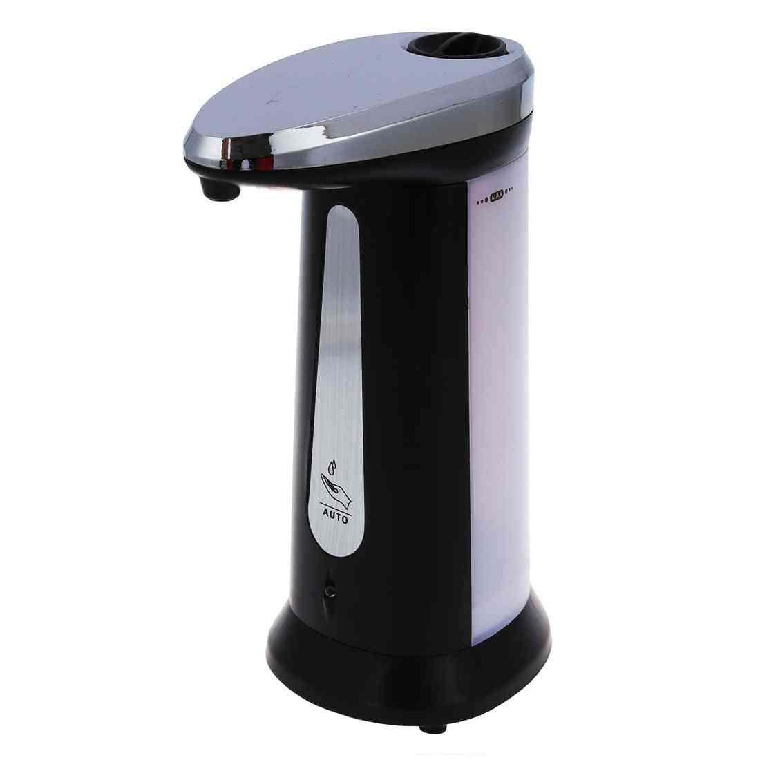 Automatic Soap Dispenser Pump - Infrared Sensing Stainless Steel Liquid Soap Holder