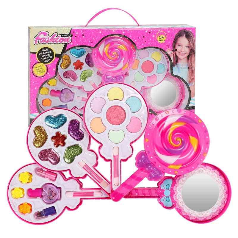 Kit princesa maquiagem beleza segurança brinquedos não tóxicos para meninas vestindo presentes cosméticos para meninas - ssnh-10671b
