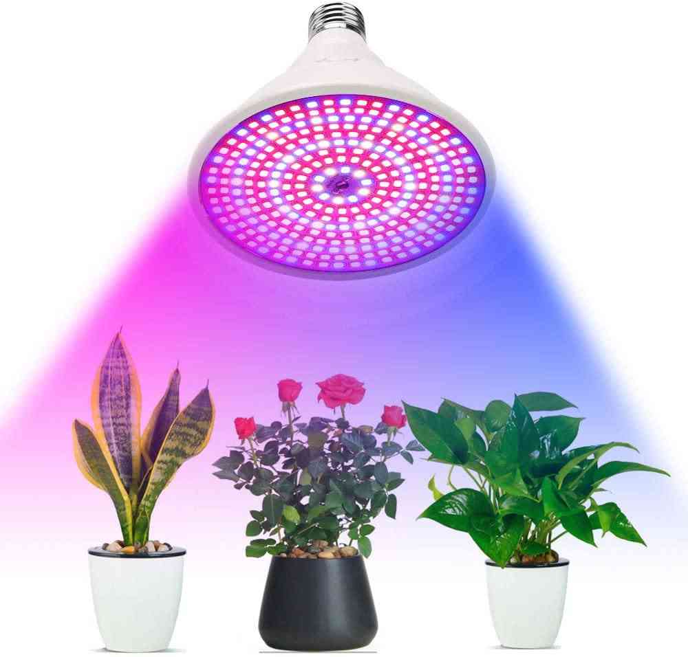 Żarówka led do uprawy do roślin domowych, lampa o pełnym spektrum do dekoracji ogrodu - 48 led 220v / e27