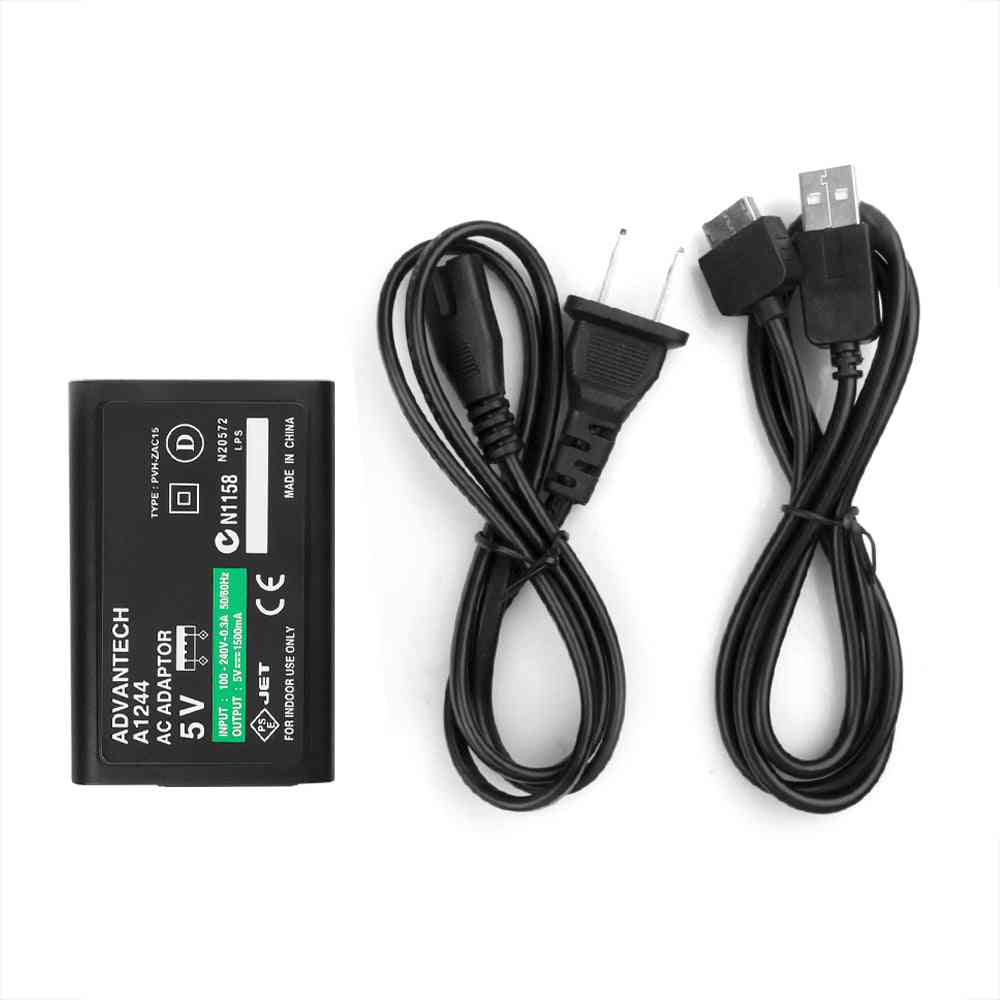 Ac Power Adapter And Usb Charger Cable For Psv
