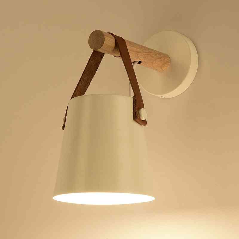 Nordic Modern Wood Led Wall Lamp