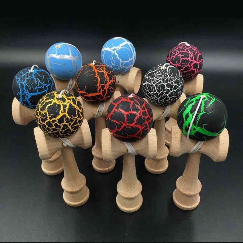 дървена умела топка за жонглиране - образователна играчка за облекчаване на стреса за деца