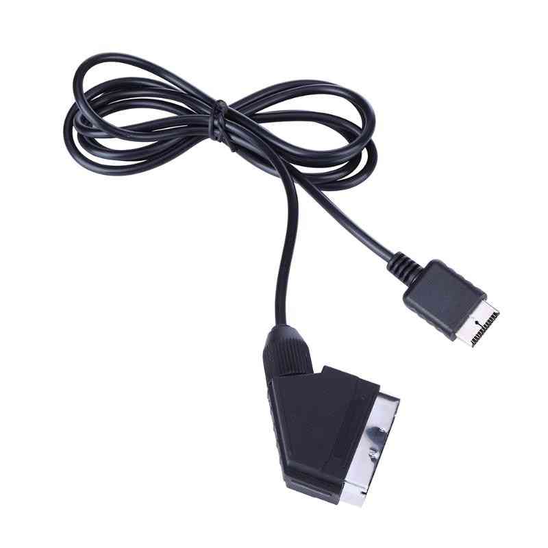 Tv Av Lead For Playstation Ps1 Ps2 Ps3 Slim For Ps2 Rgb Scart