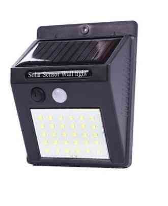 Solar LED Wandleuchte mit wasserdichtem, Bewegungssensor für Garten im Freien, Dekoration, Nachtsicherheit - 20led 1 Modus / 1 Stück