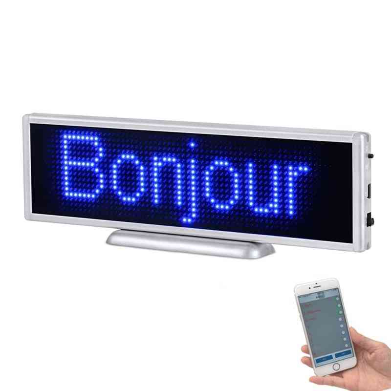 Bluetooth Rechargeable Led Display - Portable Scrolling Screen