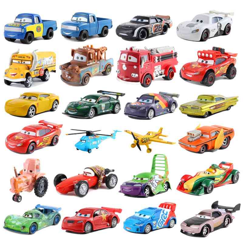 Disney Pixar Cars - Snot Rod,  Dj, Boost & Wingo Metal Diecast Toy