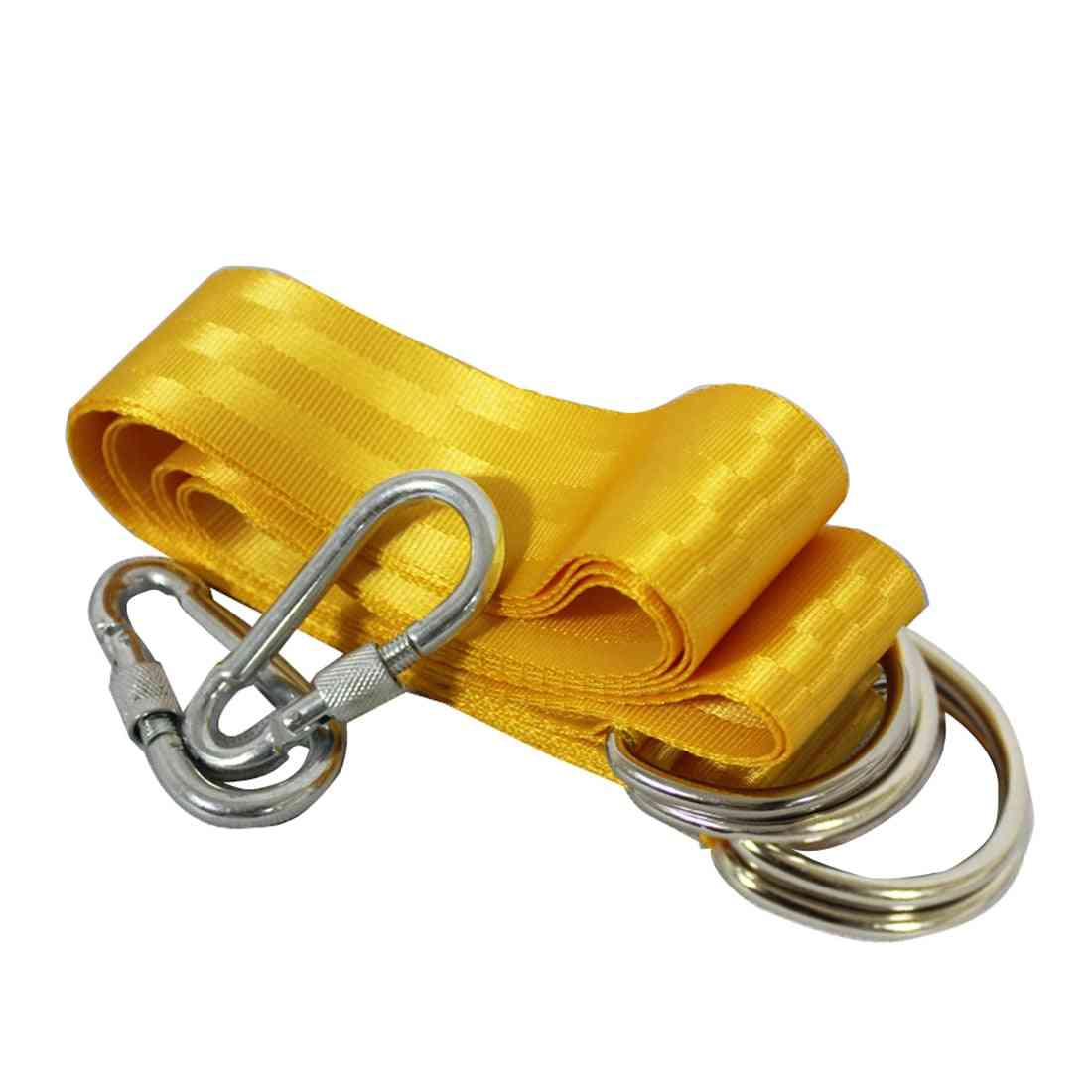 Outdoor Swing - X Rope Lock Tie Strength Polyester Webbing Straps Safe