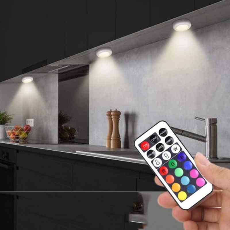 Remote Control Cabinet Lights - Powered Touch Sensor Closet Lamps