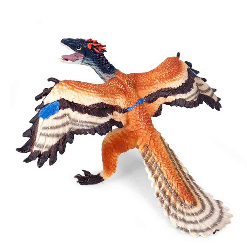 High Simulation Archaeopteryx Dinosaur Ancient Animal Model Desk Decor Kids Toy
