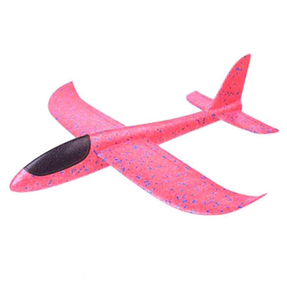 Hand kasta flygande segelflygplan plan leksaker för barn skum flygplan modell festpåse fyllmedel flygplan leksaker - blå