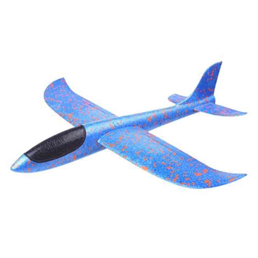 Hand werfen fliegende Segelflugzeuge Flugzeuge Spielzeug für Kinder Schaum Flugzeug Modell Party Bag Füller fliegende Flugzeug Spielzeug - blau