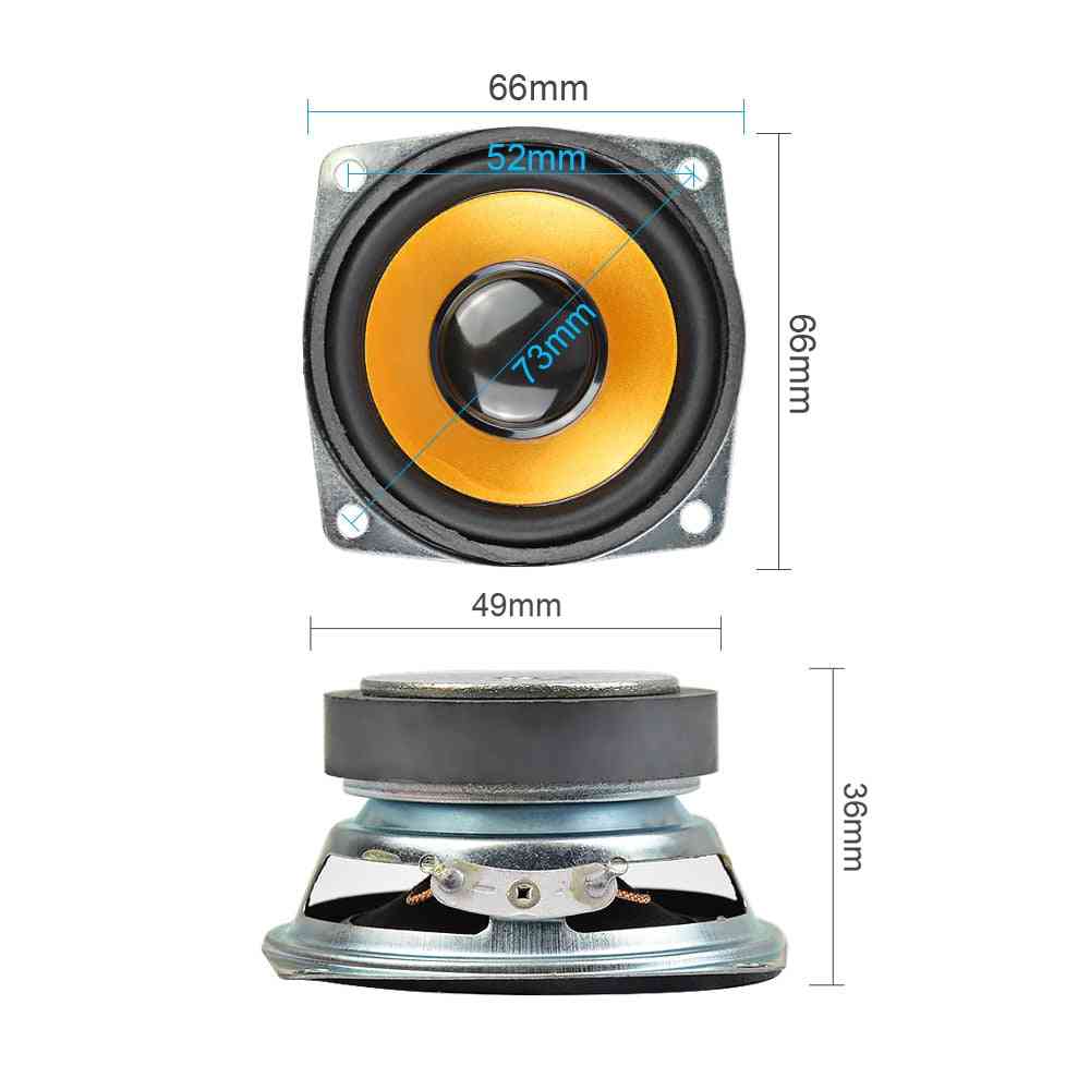 4-ohmski 5w, zvočnik celotnega obsega za zvočni sistem za domače in kino