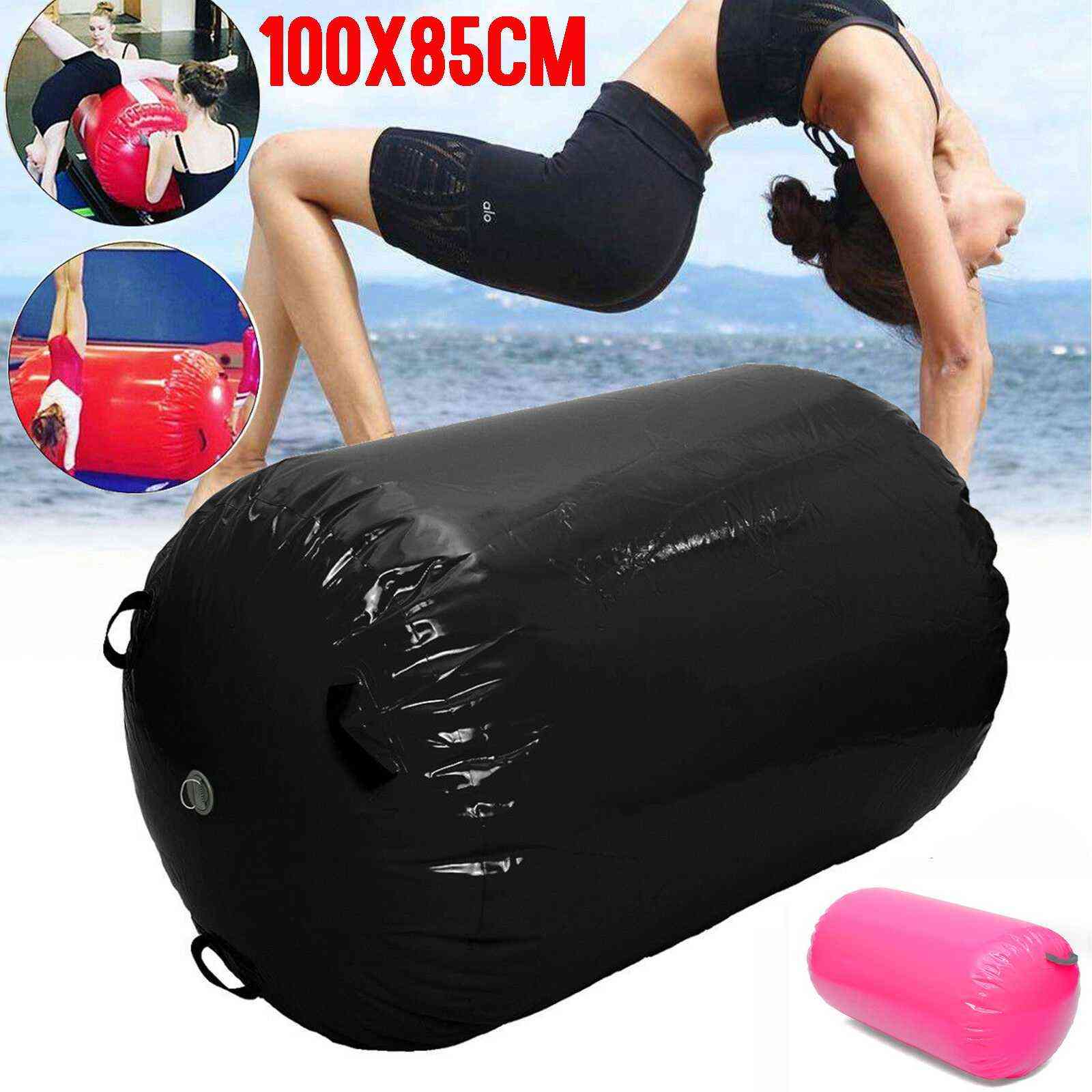 Inflatable Floor Air Mat- Round Column For Gym Amd Home Exercise