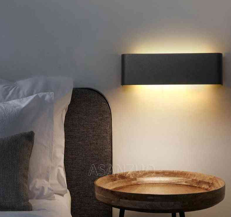 Rechteck LED Wandleuchte, Nachttischleuchten Licht für Wohnzimmer Badezimmer