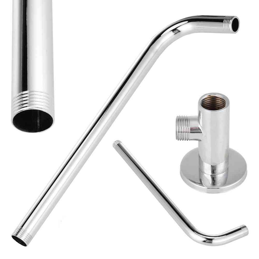 Wall Mounted , Chrome Plated, Metal Shower Head-extension Arm Set