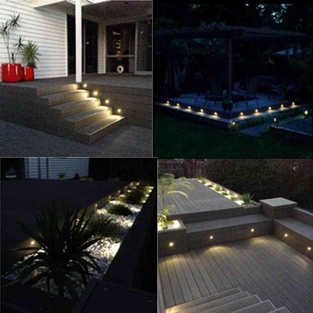 Half Moon Shape, Led Lights Lamps For Outdoor Garden, Yard, Fence And Stair Deck