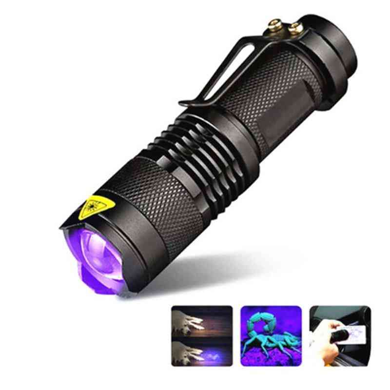 Ultraviolet Led Torch Sterilizer Zoomable Pet - Uv Lamp Flashlight