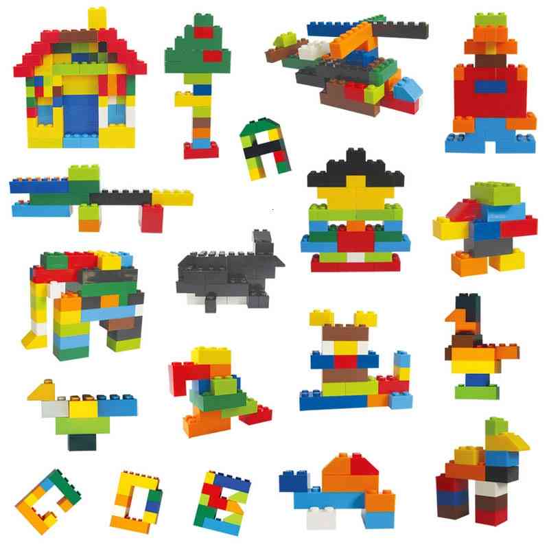 Building Blocks - City Diy Creative Bricks Model Figures Educational