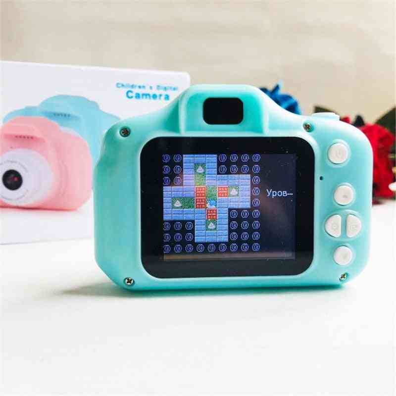 Barns digitalkameraleksaker för barn födelsedagspresenter - mini 1080p projektion videokameror baby flickor pojkar julklapp
