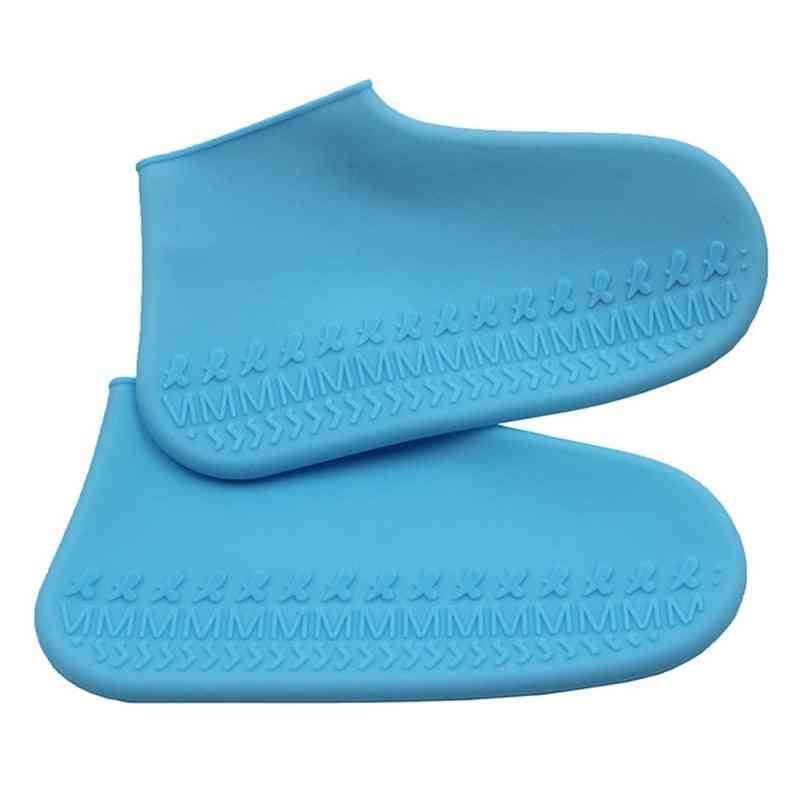Opakovane použiteľný nepremokavý poťah na topánky -silikónový materiál, unisex chrániče topánok, čižmy do dažďa pre vnútorné, vonkajšie daždivé dni