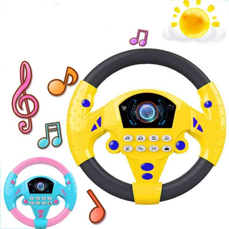 Volante per bambini con simulazione del suono che guida l'auto giocattolo interattivo per bambini