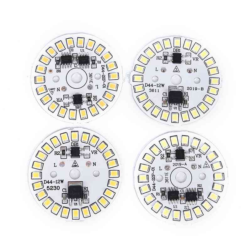 1 pc żarówka LED patch, płyta SMD okrągła płyta źródła światła do żarówki - 15W biała
