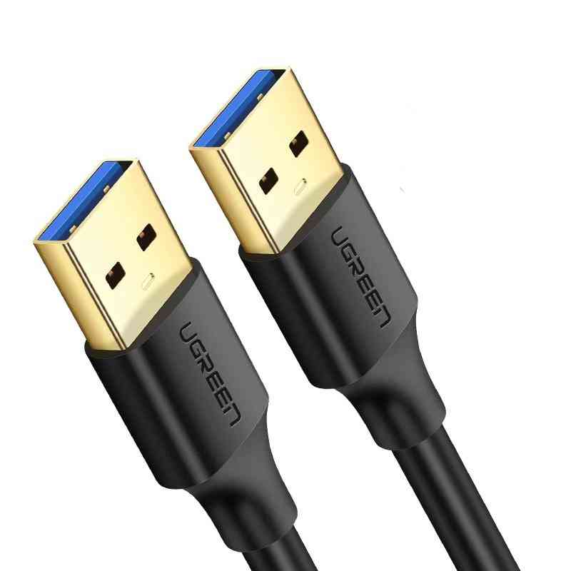 Prodlužovací kabel USB na USB, zadejte prodlužovací kabel 2.0 typu samec - samec pro radiátor / pevný disk / webovou kameru