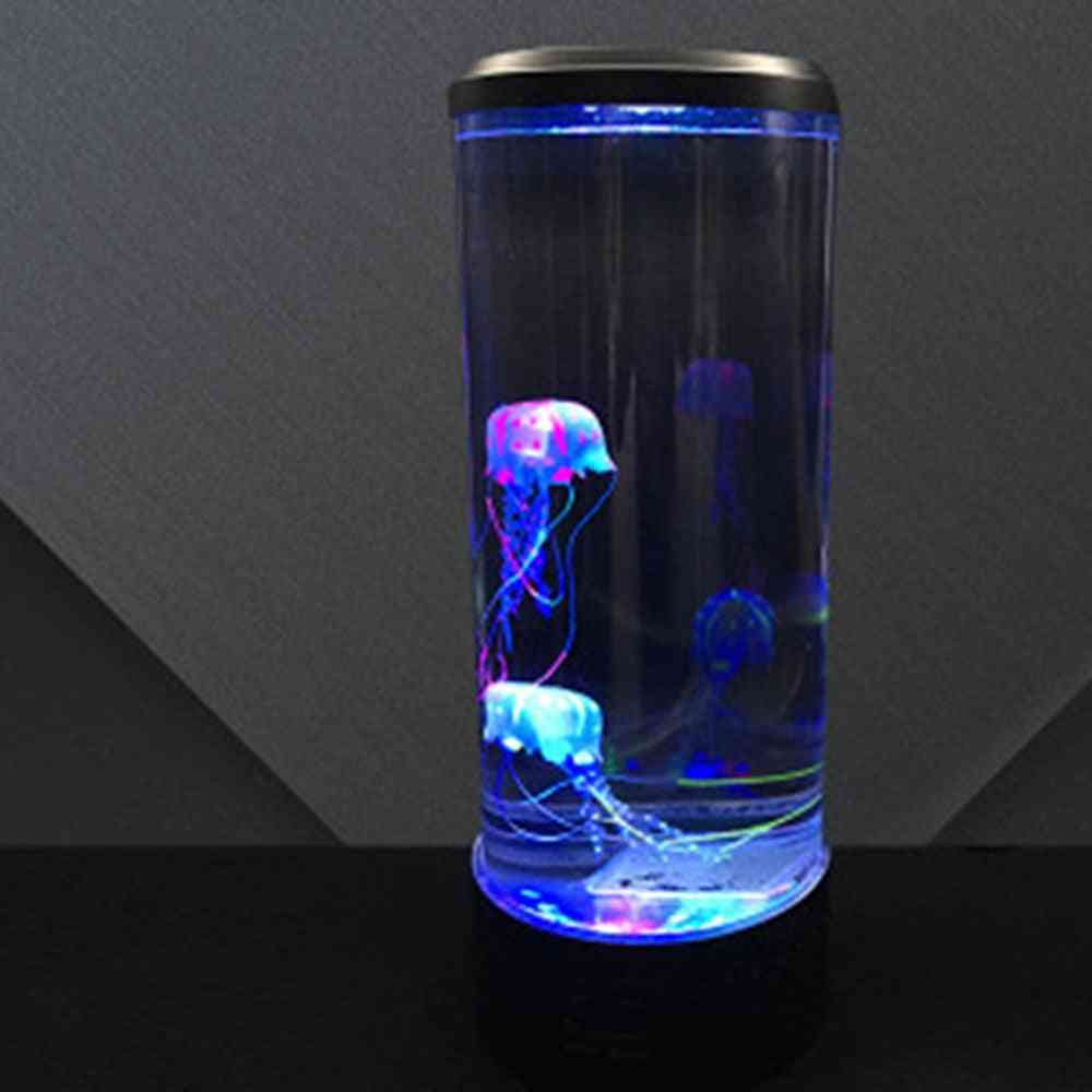 Fantasy Aquarium Usb Power Jellyfish Mood -desk Bedside Lamp