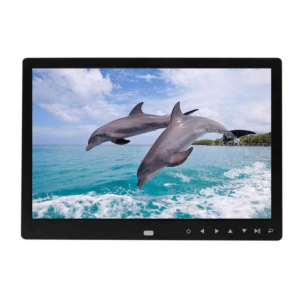 12 Inch Electronic, Digital Photo Frame With Mp3/mp4 Video Player