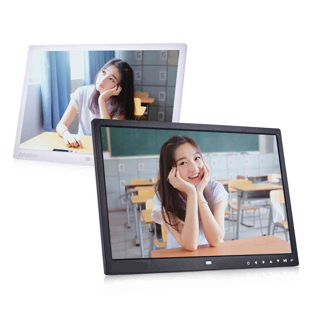 15 Inch Digital Picture Photo Frame With 16:9 Wide Screen And Remote Control