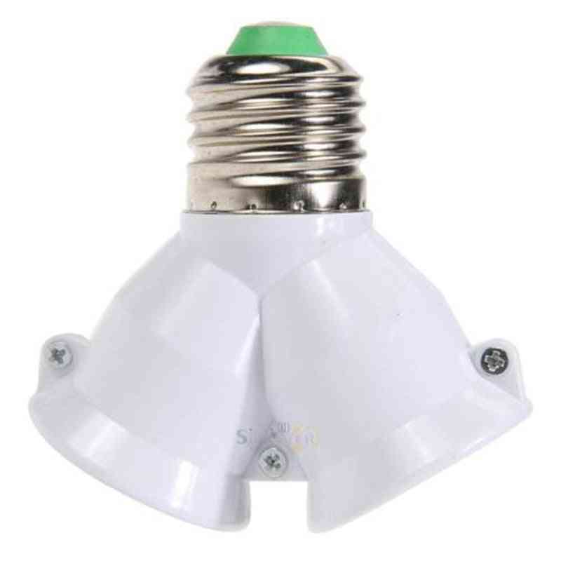 Screw Lamp Light Bulb Socket Base, Converter Adaptor Holder Split