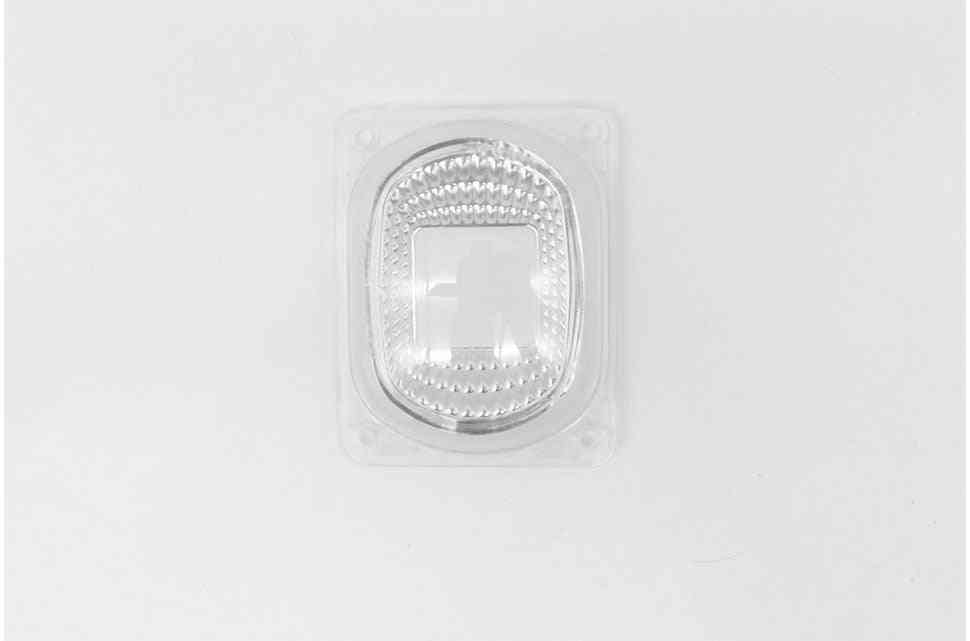 Led linse reflektor til led cob chip lampeskærmsæt pc linse + reflektor + silikone ring (led linse reflektor)