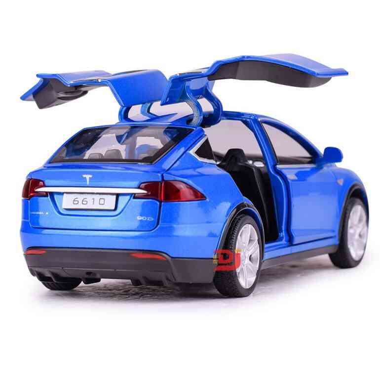 1:32 Tesla modèle X alliage diecasts et véhicules voitures jouets pour enfants cadeaux jouet - 136 vert