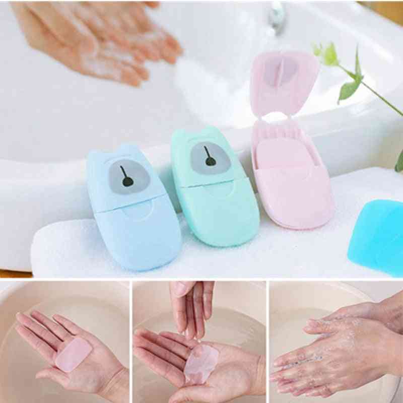 Portable And Disposable Paper Soap With Box