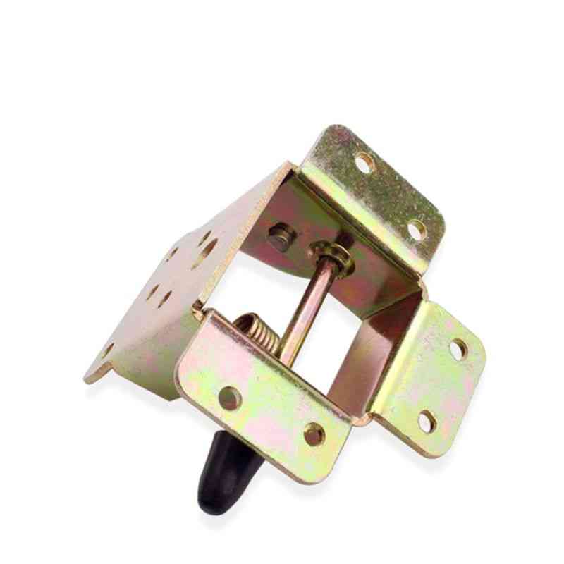 4x Iron Table / Chair Leg Brackets - Self Lock Foldable Hinges