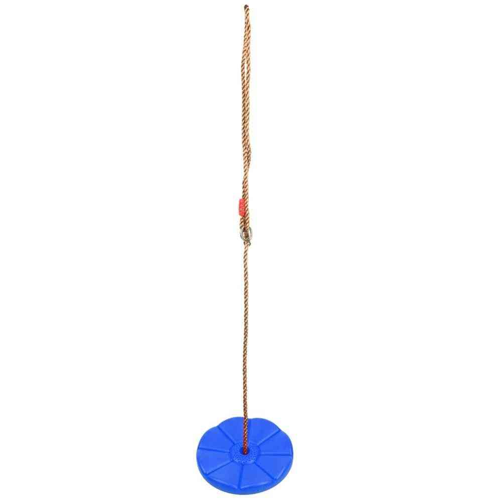 Otroška gugalnica disk igrače sedež - okrogla vrv zunanja igrala viseča oprema