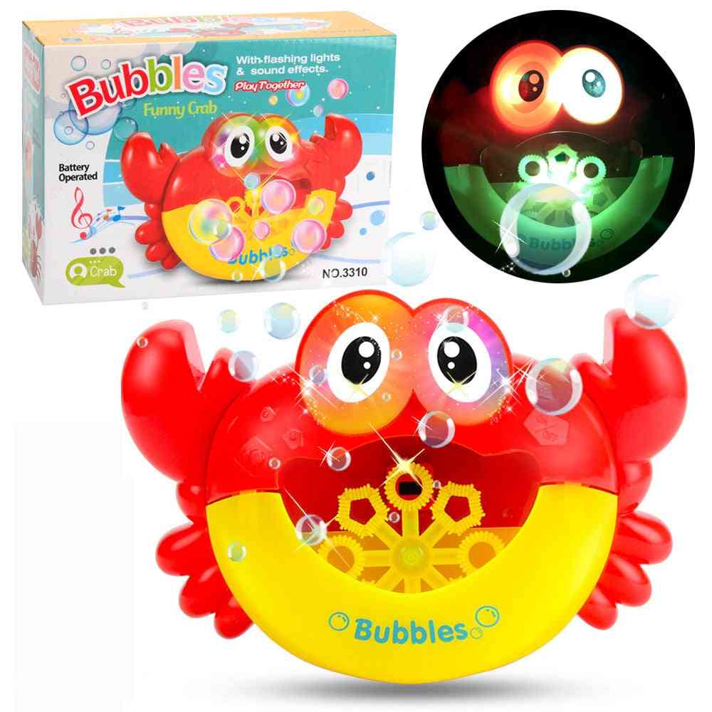 Outdoor Bubble Blower Gun, Frog, Crabs Baby Kids Bath Maker