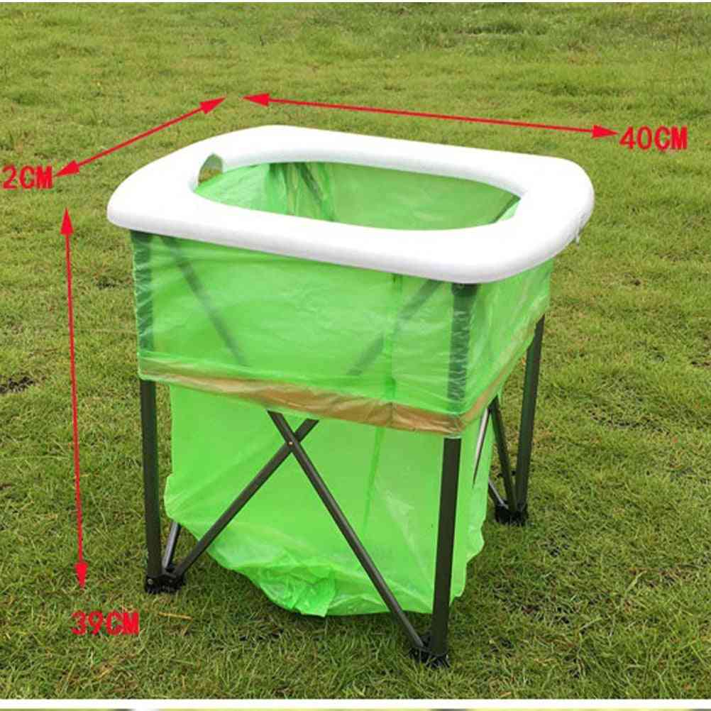 Outdoor Emergency Portable Toilet, Foldable