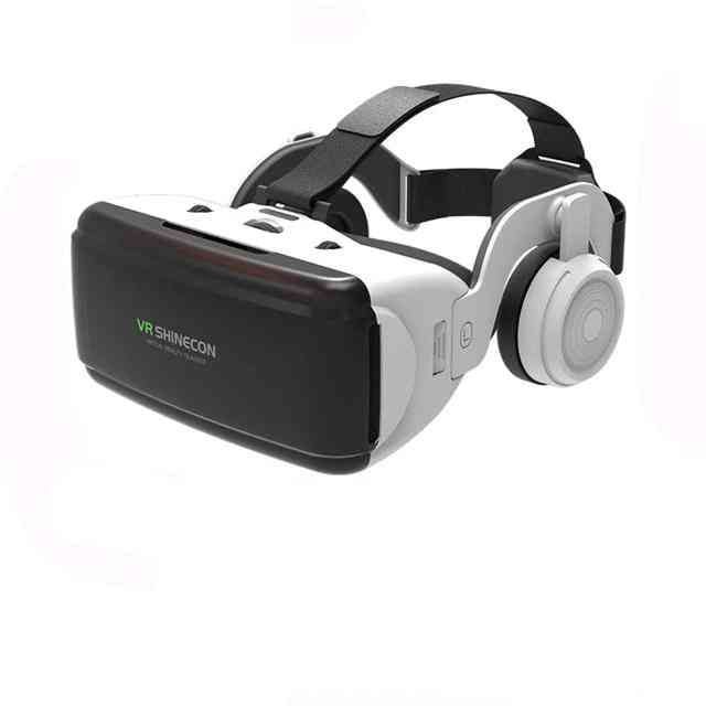 Casque-kypärä 3D-lasit virtuaalitodellisuus älypuhelimelle, kuulokkeiden suojalasit kiikarit videopelien wirth-objektiivi