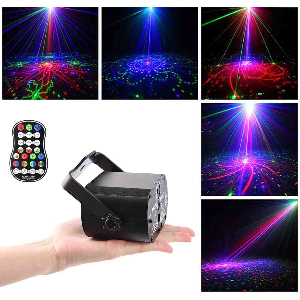 Led Disco Light, Voice Control Music Laser Projector With Controller