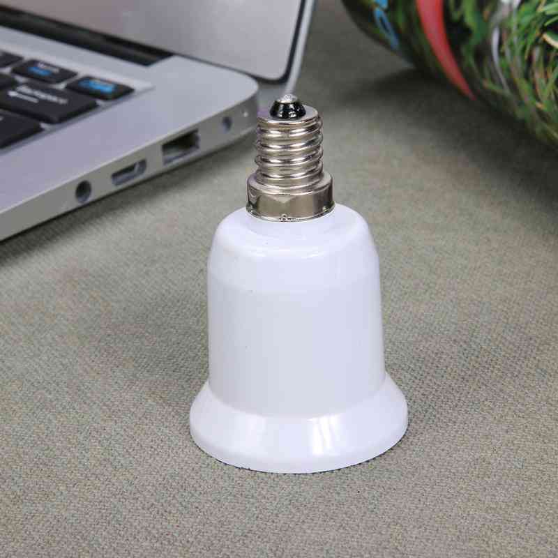 Ognioodporny konwerter z tworzywa sztucznego e14 na e27 adapter gniazdo konwersji oprawka lampy i adapter żarówki oprawka lampy -